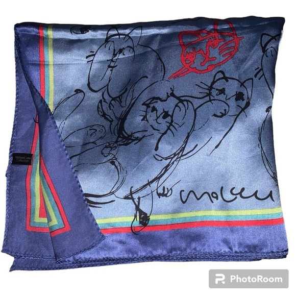 MICHAEL LEU COLLECTION SCARF - Picture 3 of 4